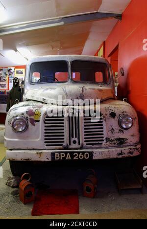 Exhibition of items from the 1963 Great Train Robber at the 1950`s Museum, Denbigh, North Wales, Stock Photo